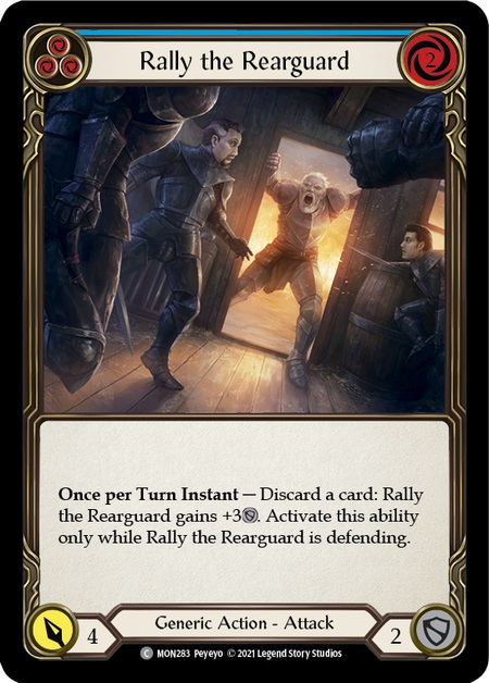 Rally the Rearguard (Blue) - 1st Edition