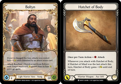 Boltyn // Hatchet of Body - 1st Edition