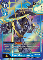 ZeedGarurumon - BT4-033 - R - Alternative Art