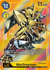 WarGreymon - BT4-048 - SR - Alternate Art