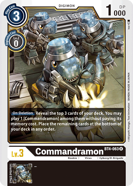 Commandramon - BT4-063 - R