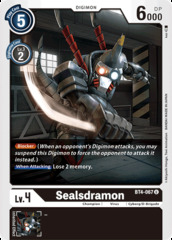 Sealsdramon - BT4-067 - U