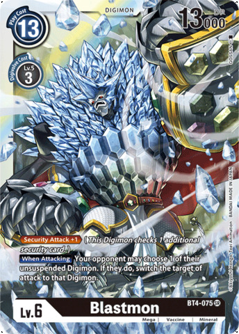 Blastmon - BT4-075 - SR