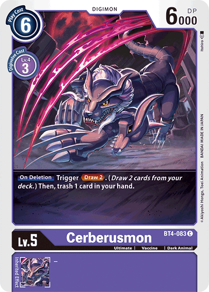 Cerberusmon - BT4-083 - C