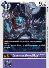 Cerberusmon: Werewolf Mode - BT4-086 - R