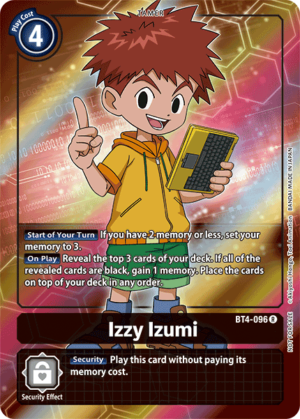 Izzy Izumi - BT4-096 - R - Alternative Art Izzy Izumi - BT4-096 - R - Alternative Art