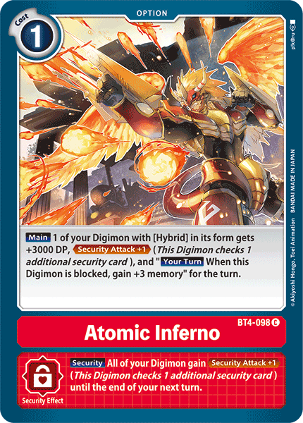 Atomic Inferno - BT4-098 - C
