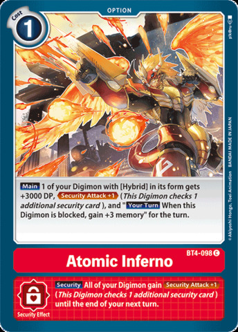 Atomic Inferno - BT4-098 - C
