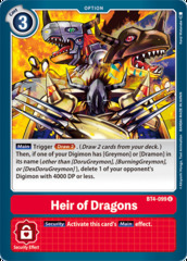 Heir of Dragons - BT4-099 - U