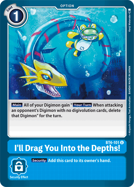 Ill Drag You Into the Depths! - BT4-101 - U Ill Drag You Into the Depths! - BT4-101 - U