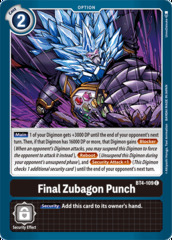 Final Zubagon Punch - BT4-109 - C