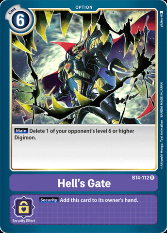 Hells Gate - BT4-112 - R