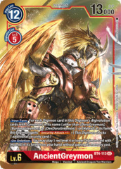 AncientGreymon - BT4-113 - SEC - Alternative Art - Foil