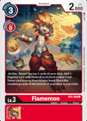 Flamemon - BT4-009 - C