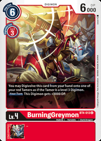 BurningGreymon - BT4-013 - U