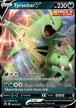 Tyranitar V - SWSH109 - SWSH Black Star Promos