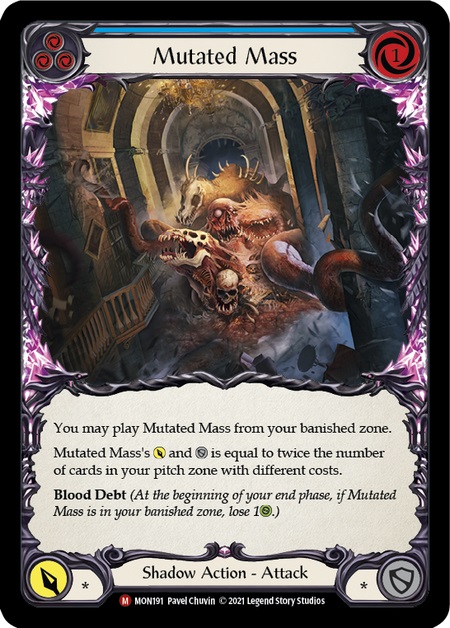 Mutated Mass - Rainbow Foil - 1st Edition