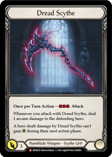 Dread Scythe - Cold Foil - 1st Edition