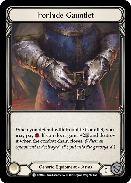 Ironhide Gauntlet - Cold Foil - 1st Edition