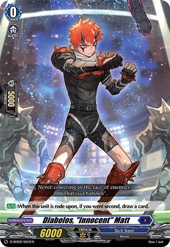 Diabolos, Innocent Matt - D-SD02/004EN - TD