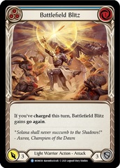 Battlefield Blitz (Blue) - Rainbow Foil - 1st Edition