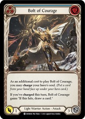 Bolt of Courage (Blue) - Rainbow Foil - 1st Edition