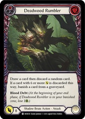 Deadwood Rumbler (Red) - Rainbow Foil - 1st Edition