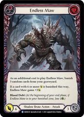 Endless Maw (Red) - Rainbow Foil - 1st Edition