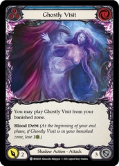 Ghostly Visit (Blue) - Rainbow Foil - 1st Edition