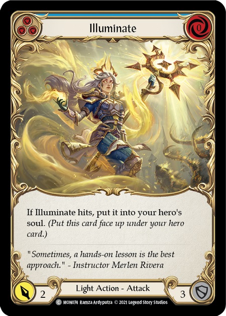 Illuminate (Blue) - Rainbow Foil - 1st Edition