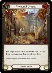 Memorial Ground (Red) - Rainbow Foil - 1st Edition