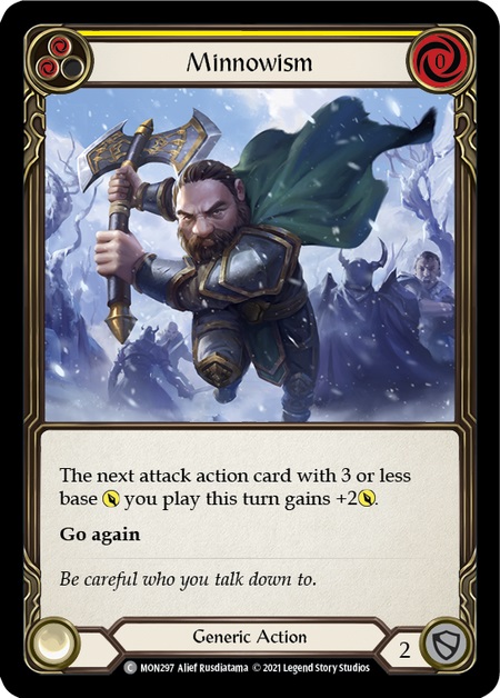 Minnowism (Yellow) - Rainbow Foil - 1st Edition