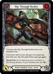 Rip Through Reality (Blue) - Rainbow Foil - 1st Edition