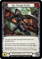 Rip Through Reality (Red) - Rainbow Foil - 1st Edition