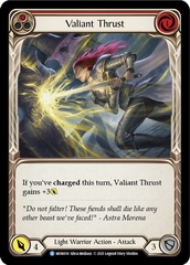 Valiant Thrust (Red) - Rainbow Foil - 1st Edition