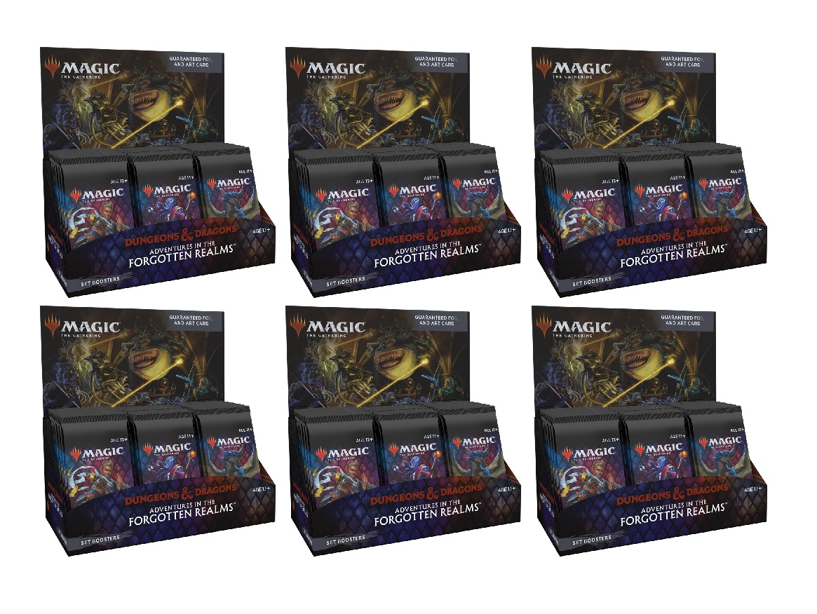 D&D: Adventures in the Forgotten Realms Set Booster Case (6 Boxes)