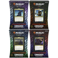 Adventures in the Forgotten Realms Commander Deck Display (Set of 4 Commander Decks)