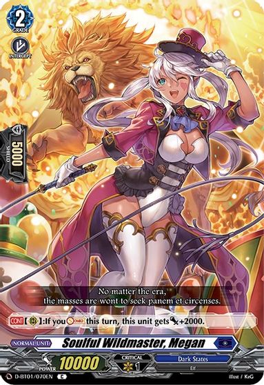 Soulful Wildmaster, Megan - D-BT01/070EN - C