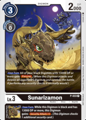 Sunarizamon - P-033 - P (Great Legend Power Up Pack)