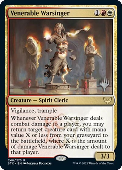 Venerable Warsinger - Foil - Promo Pack