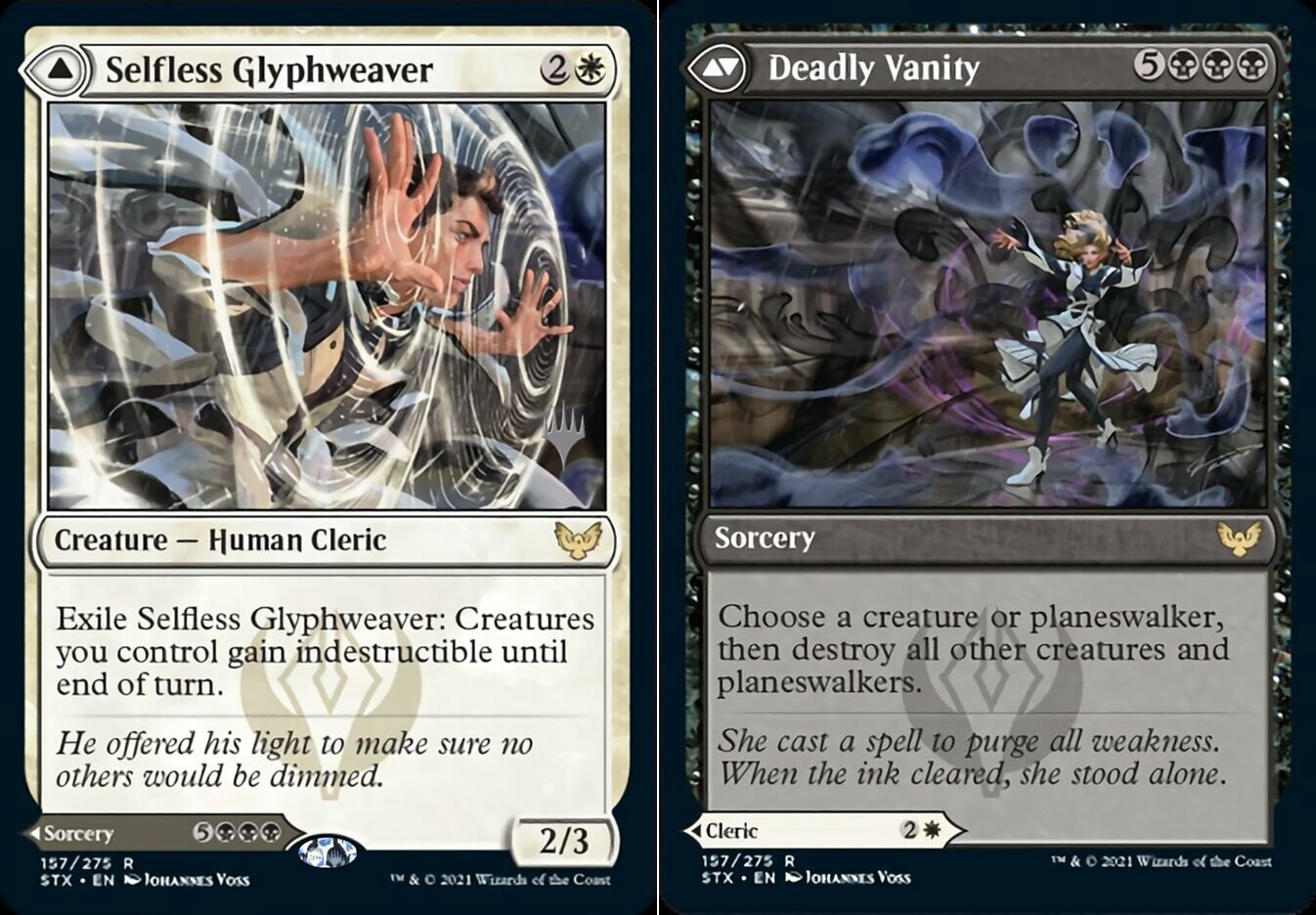 [Deprecated] Selfless Glyphweaver // Deadly Vanity - Promo Pack