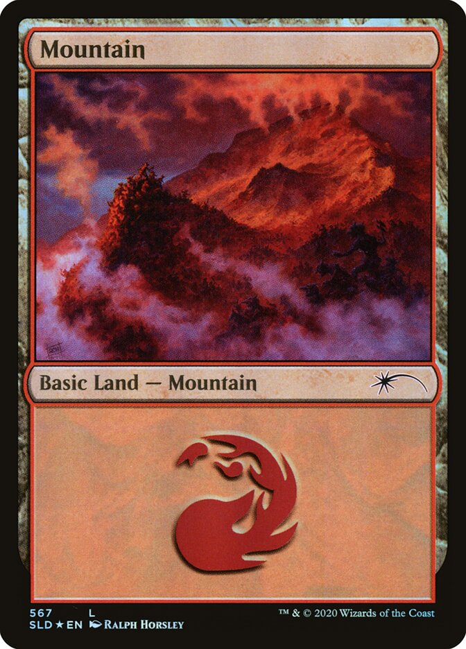 Mountain (567) Secret Lair - Foil