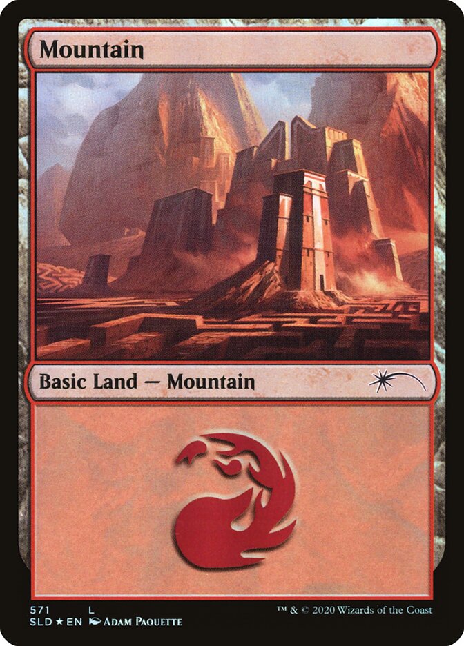 Mountain (571) Secret Lair - Foil