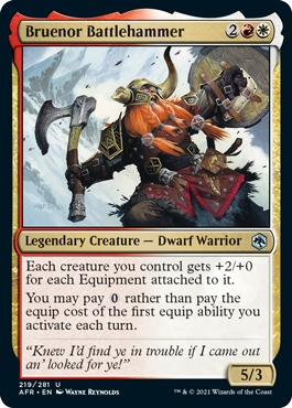 Bruenor Battlehammer - Foil