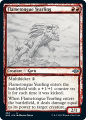 Flametongue Yearling (Showcase) - Foil