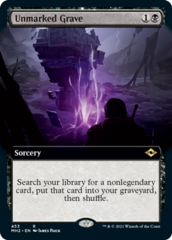 Unmarked Grave - Foil - Extended Art