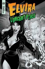 Elvira Meets Vincent Price #1 Cvr I 30 Copy Incv Samu B&W (STL195782)