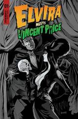 Elvira Meets Vincent Price #1 Cvr J 40 Copy Incv Royle B&W (STL195787)