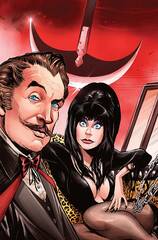 Elvira Meets Vincent Price #1 Cvr K 50 Copy Incv Acosta B&W (STL195791)