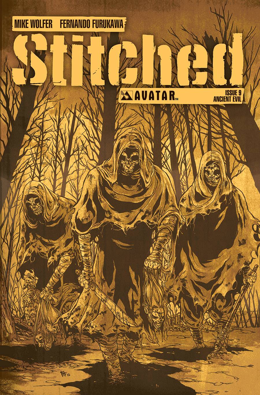 Stitched #9 Ancient Evil Var (MR) (STL194738)